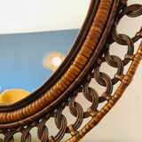 Rattan mirror 53x63cm