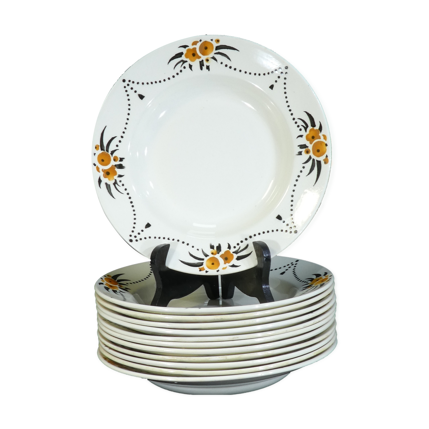 12 hollow plates badonviller model royal no digoin