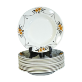 12 hollow plates badonviller model royal no digoin