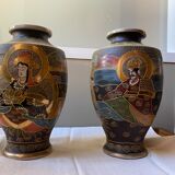 Pair of Satsura vases