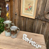Adorable small country house buffet in raw oak.