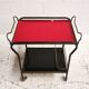 Desserte roulante, meuble d'appoint vintage 1950