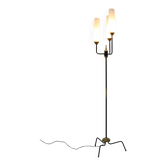 Lampadaire à trois lumières Maison Arlus, France, 1950