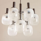Targetti Sankey Murano glass chandelier, 1970s