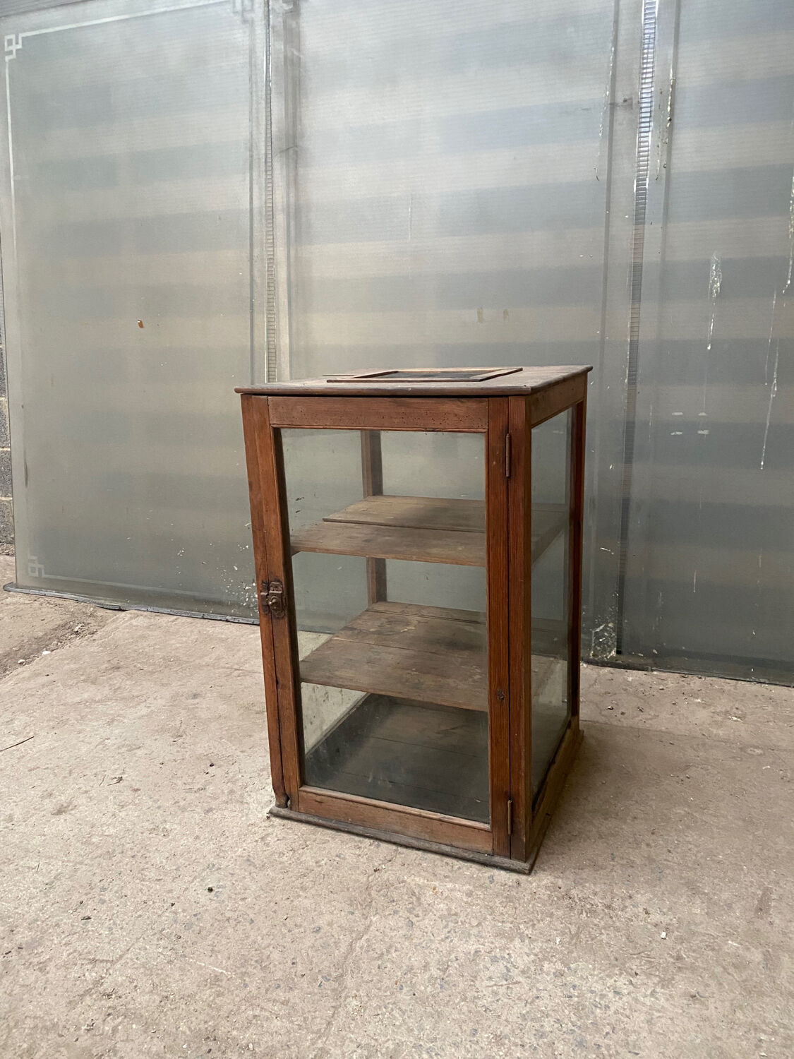 Antique counter display case