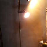Lampadaire Fase rouge 1950 2 spots