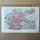 Carte ancienne de l'Allemagne - 20x29cm