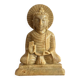 Buddha Sculpture Steatite Stone Lard India Asia Padmasana Abhaya Mudra