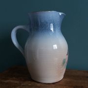 Jug signed by Atch, Chantal and Thierry Robert, Grès du Loir