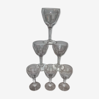 Set de 6 verres de bistrot