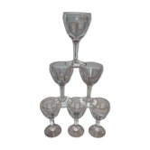 Set de 6 verres de bistrot