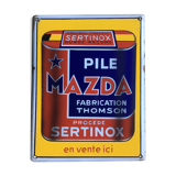 Sign advertising mazda