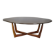 Mid-Century Oval Coffee Table for Kondor Möbel, 1960s