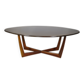 Table basse ovale Mid-Century pour Kondor Möbel, années 1960