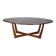 Mid-Century Oval Coffee Table for Kondor Möbel, 1960s
