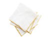 Set of 4 white cotton gas towels