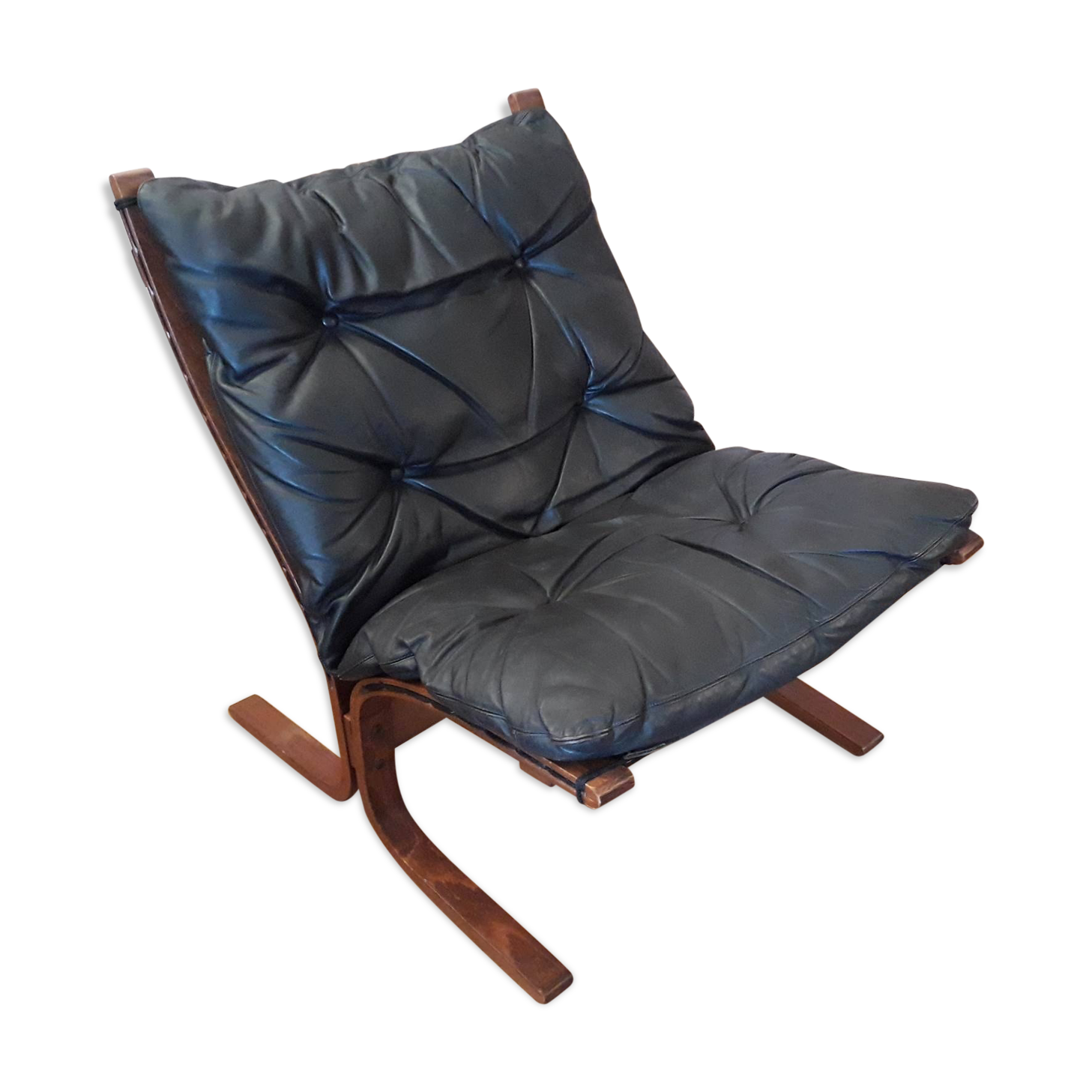 Armchair "siesta" leather wesnofa - 1960