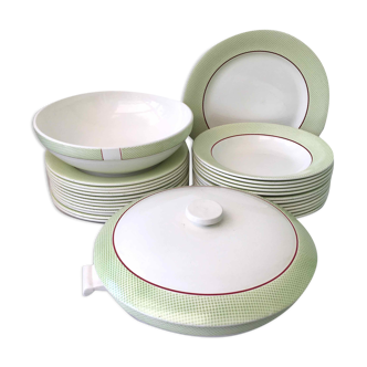 Salins plate service for 12 people