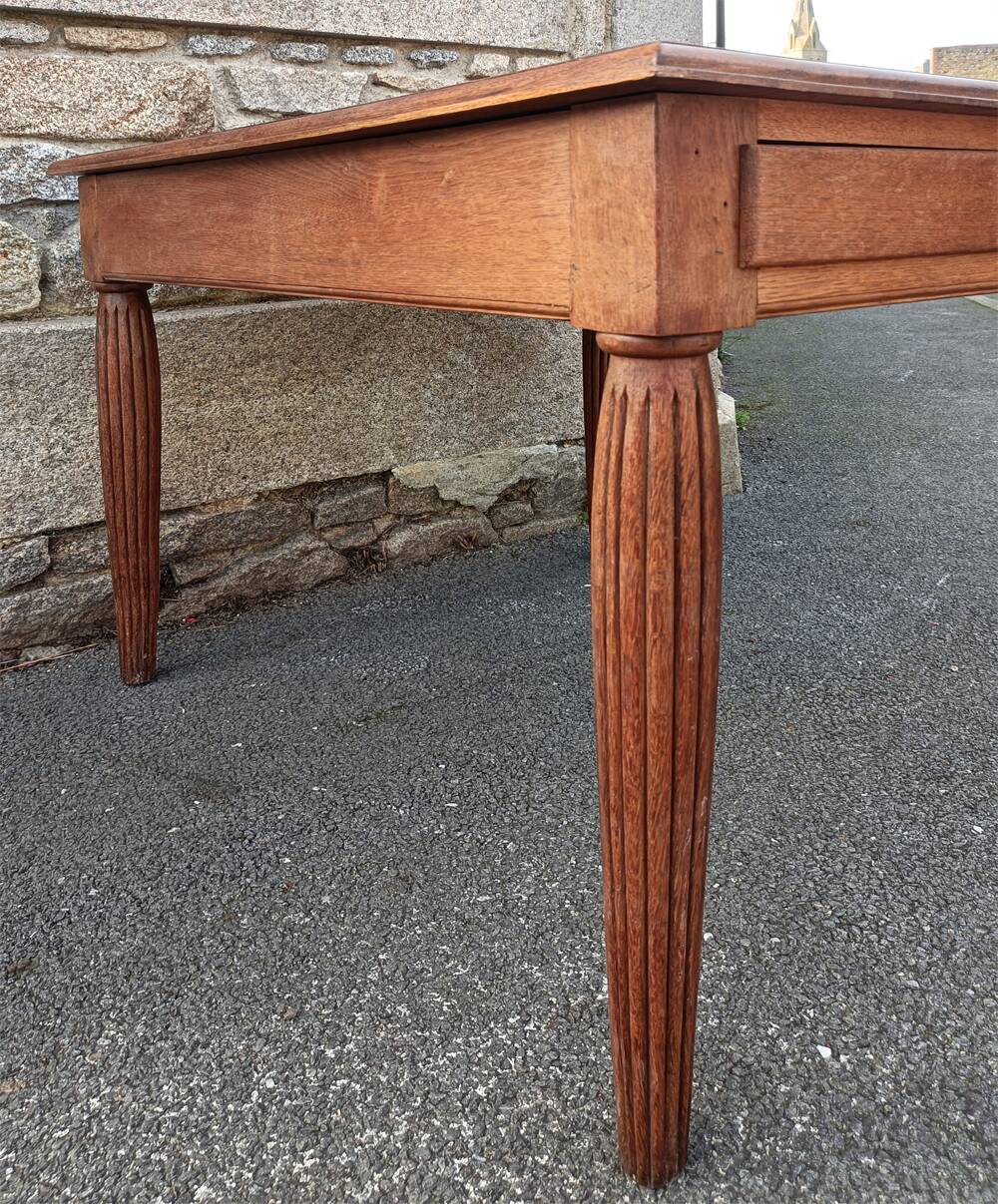 Art Deco table, wood, vintage 1930s