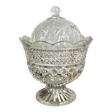 Vintage glass candy dish