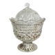 Vintage glass candy dish