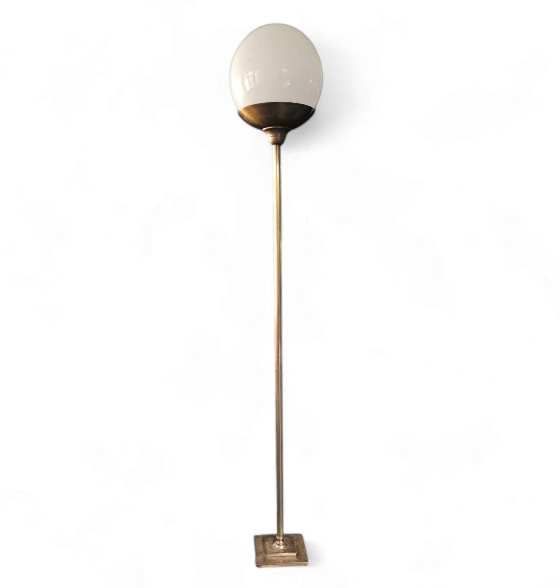 Large brass floor lamp 1970s height 220 cm