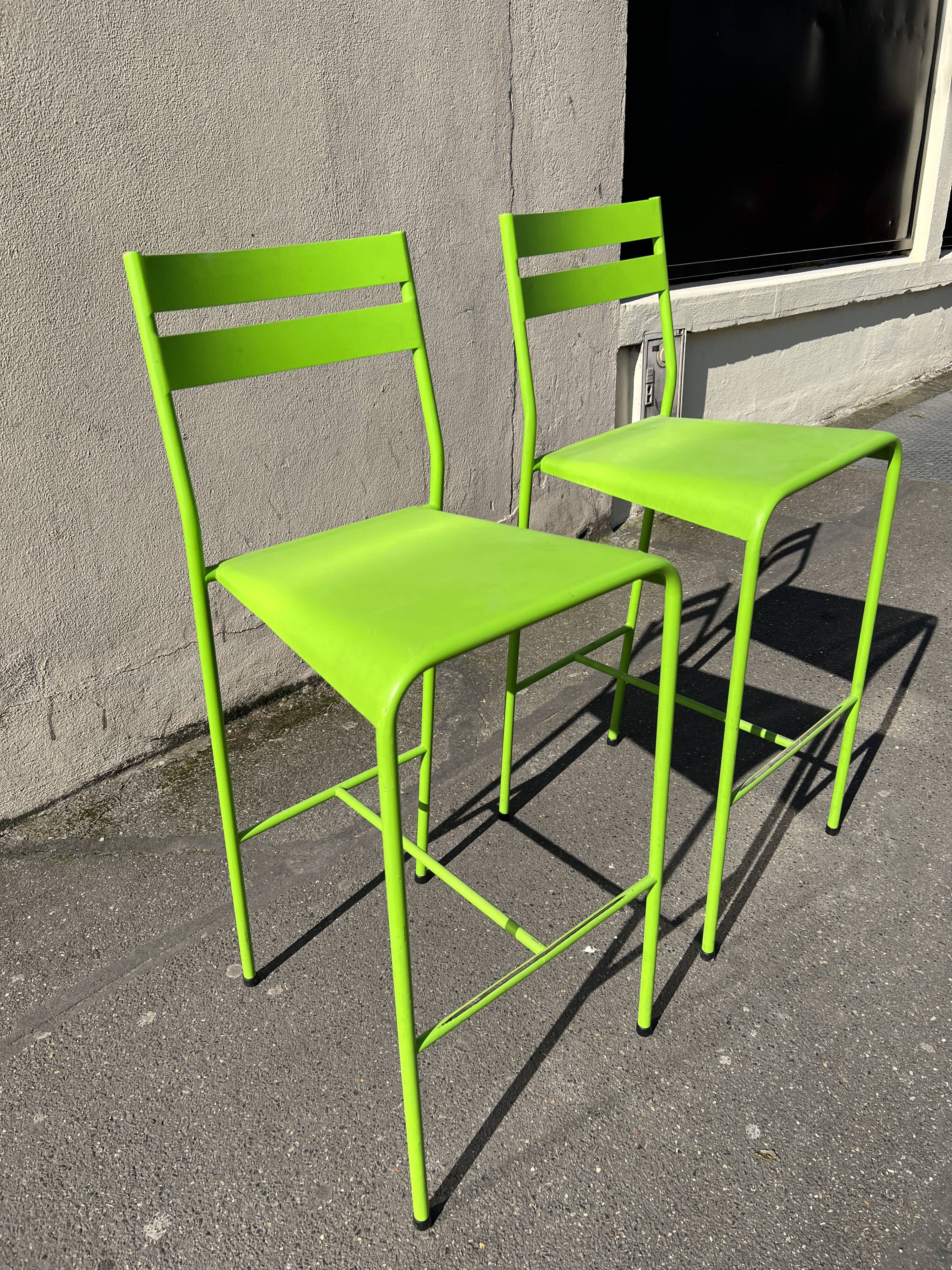 Set of 2 fermob high stools