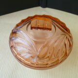 Vintage moulded glass sugar