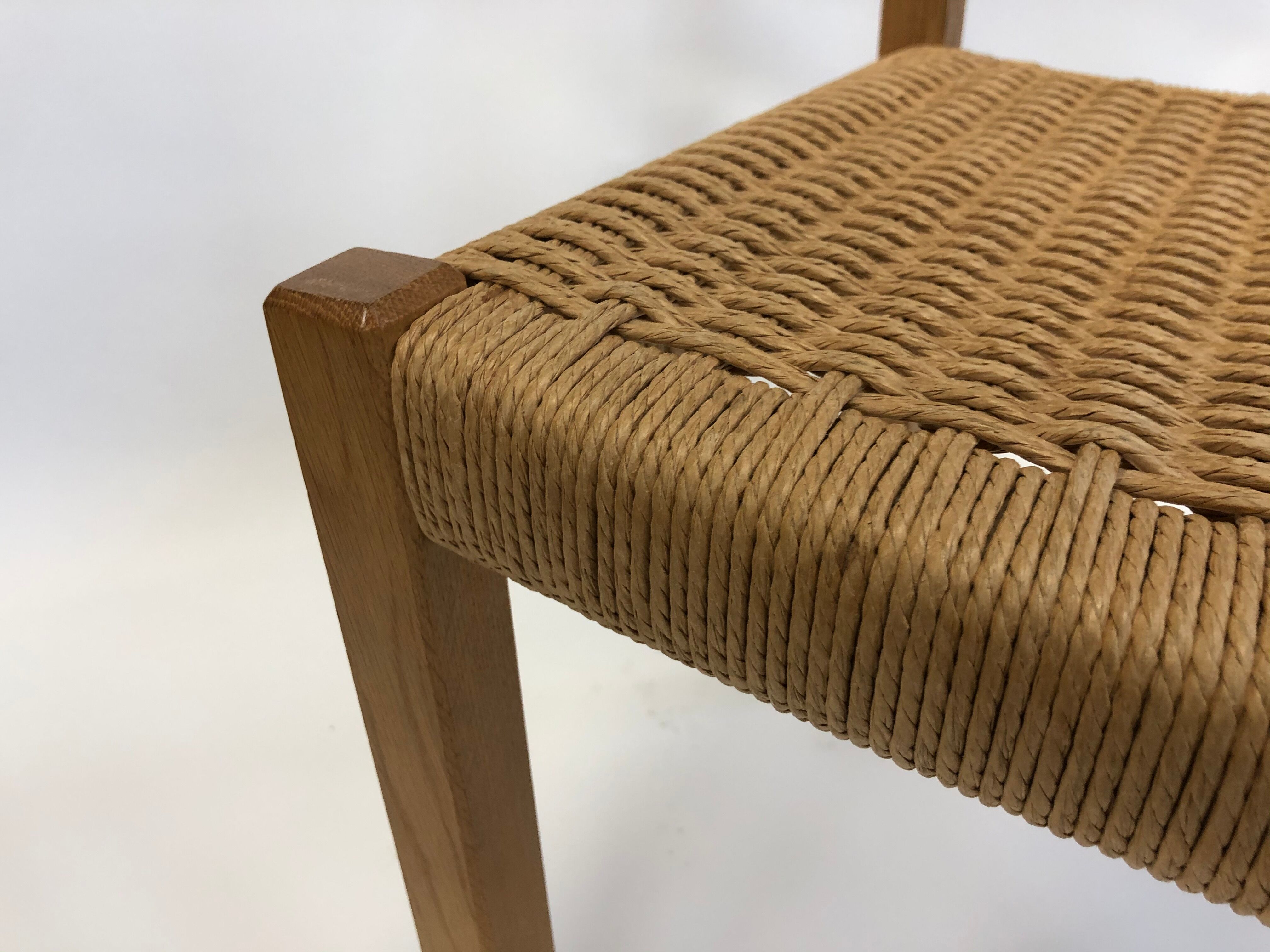 Vintage chair JL Muller M-belfabrik model No. 408 design 1960 Denmark