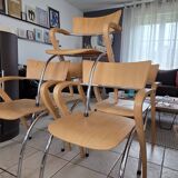 5 Can Can chairs by Komplot Design for Brunner, 1993
