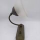 Brass and glass wall light.