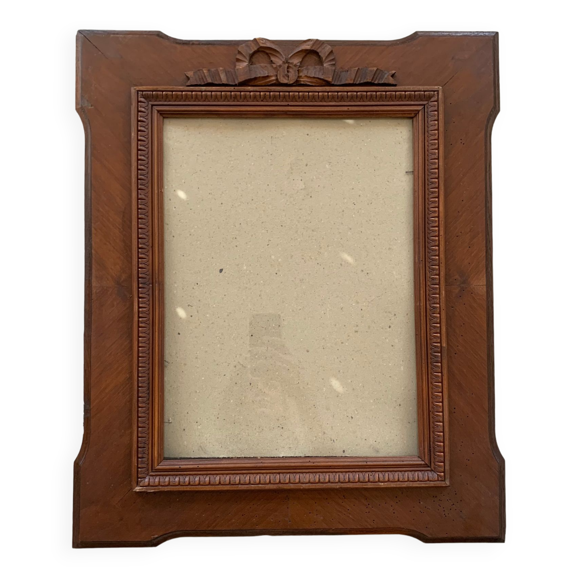 Old wood frame / carved knot