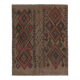 Vintage Turkish kilim handwoven 159x185 cm
