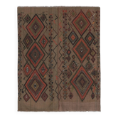 Vintage Turkish kilim handwoven 159x185 cm