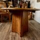 Large Scandinavian pine table - 6 chairs