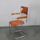 Bauhaus cantilever armchair in chrome tubular steel and beech, 1930s