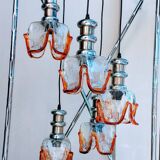Luminaire italien à cinq suspensions