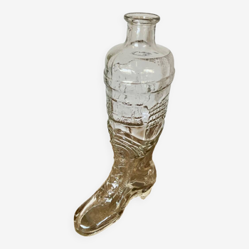 Vintage carafe in the shape of a laced boot, Italian made