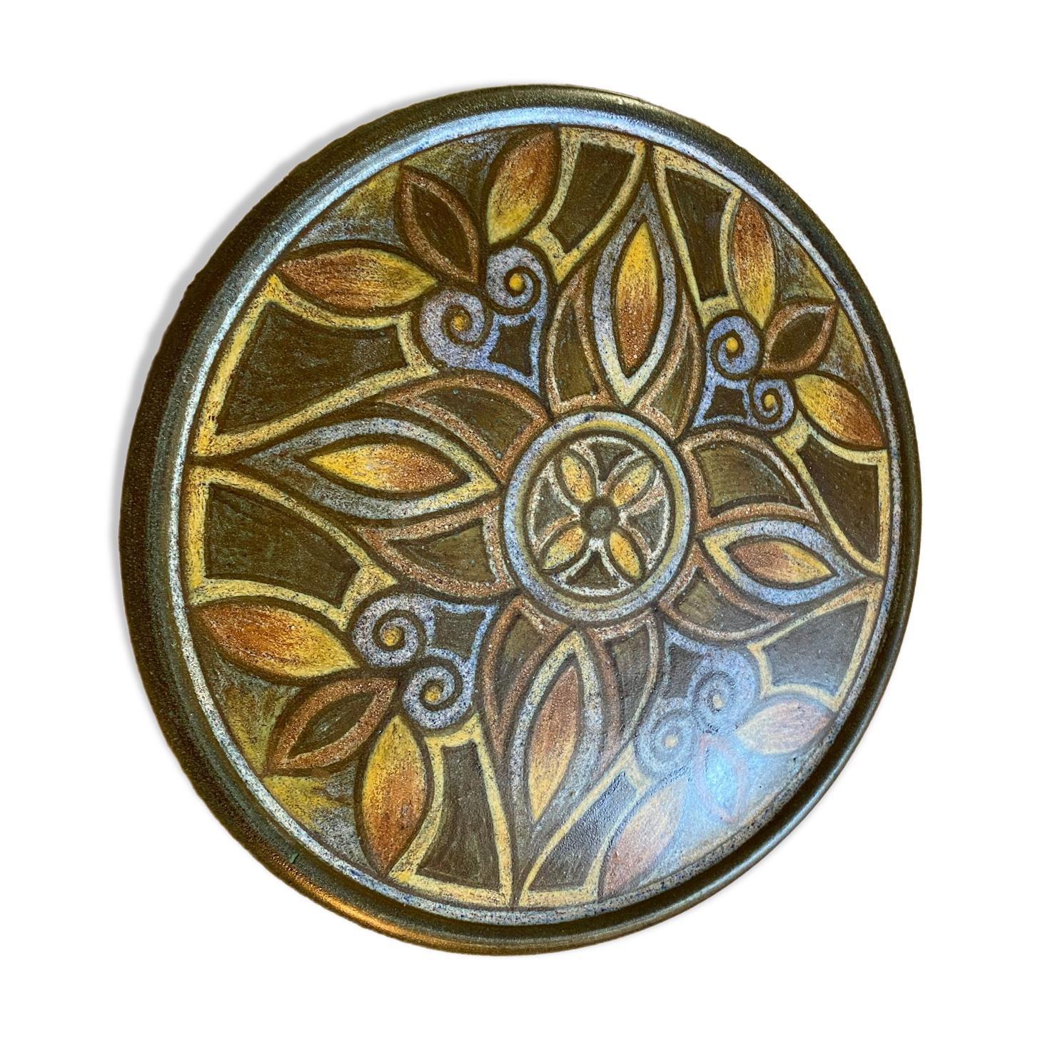 Ceramic plate La Grange aux potiers