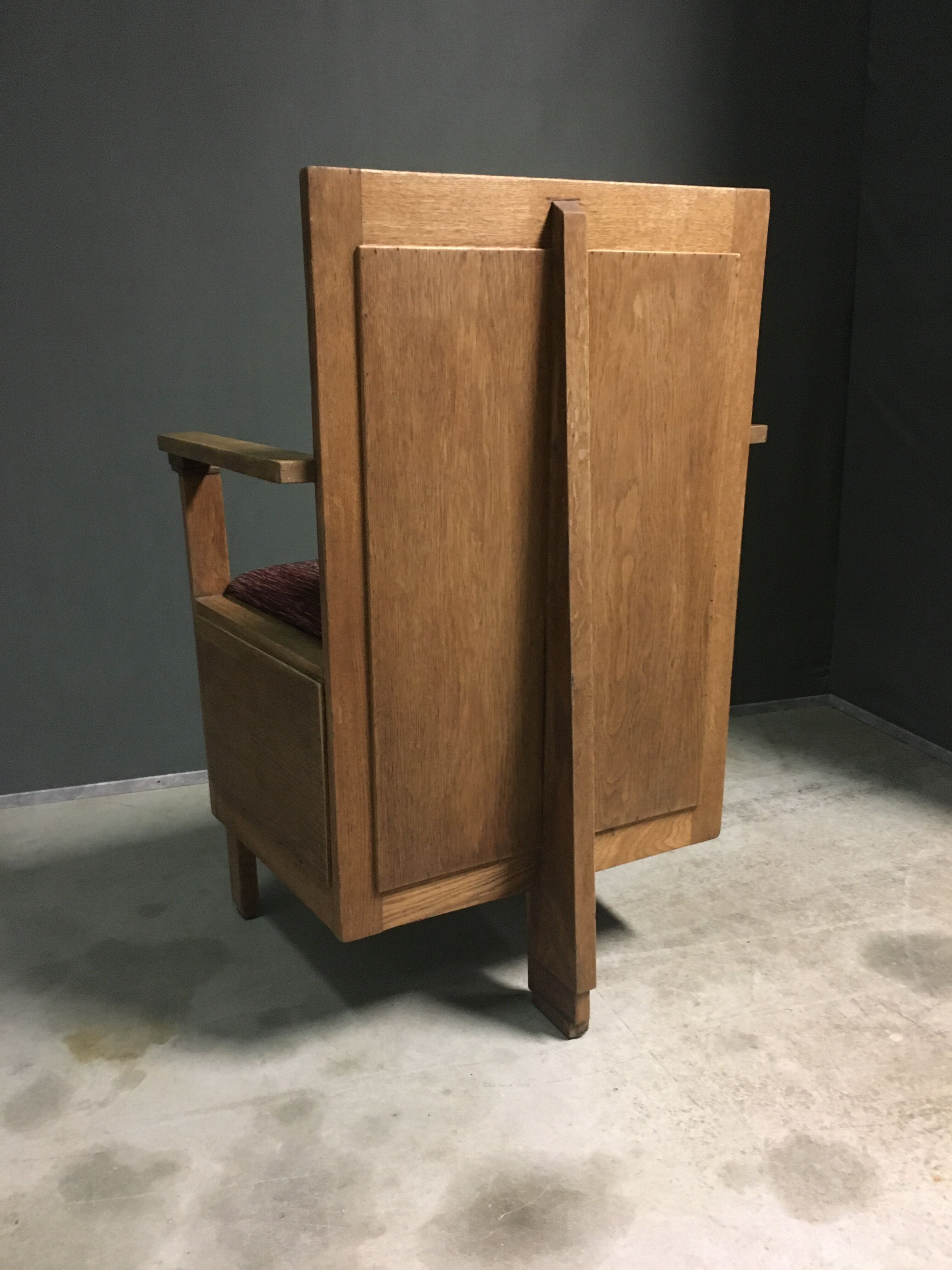 Fauteuil hollandais à 3 pieds des années 1920