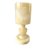 Small vintage alabaster floor lamp