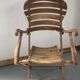 Antique wooden folding chair
