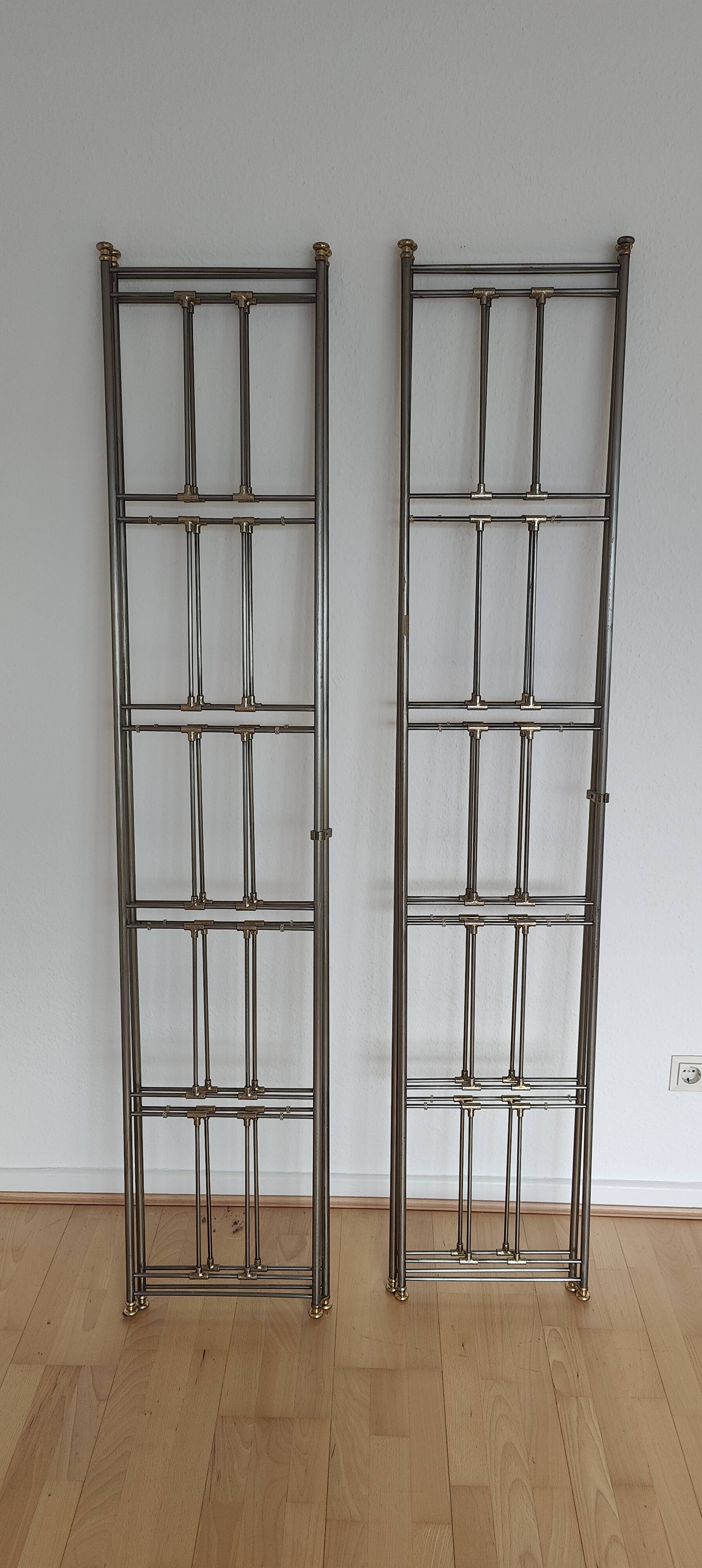 highquality freestanding glass shelf from the 80s