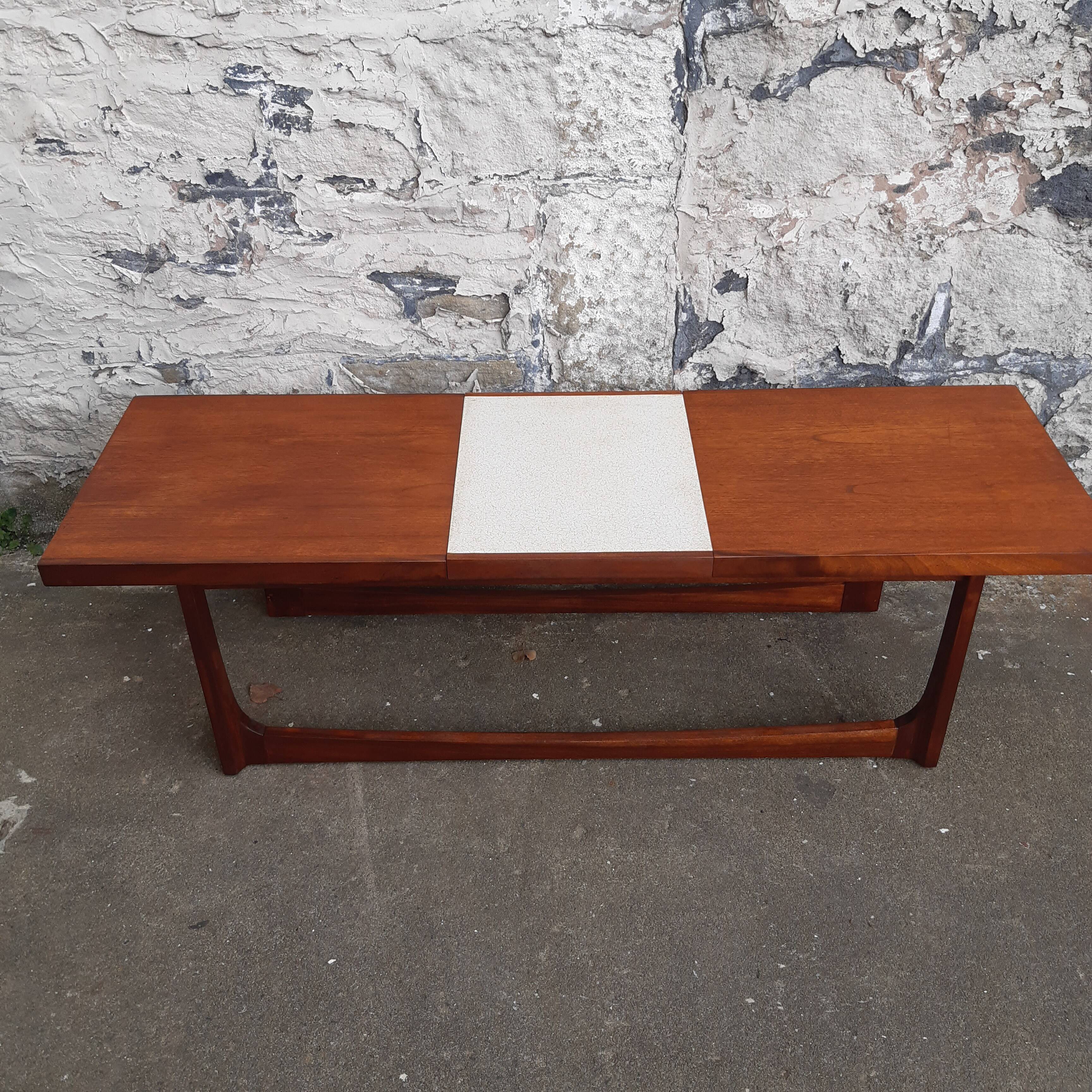 Remploy sliding coffee table