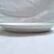 Green oval plate Moulin des Loups