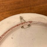 Vintage wall plate in hand-painted ceramic, 1970s.