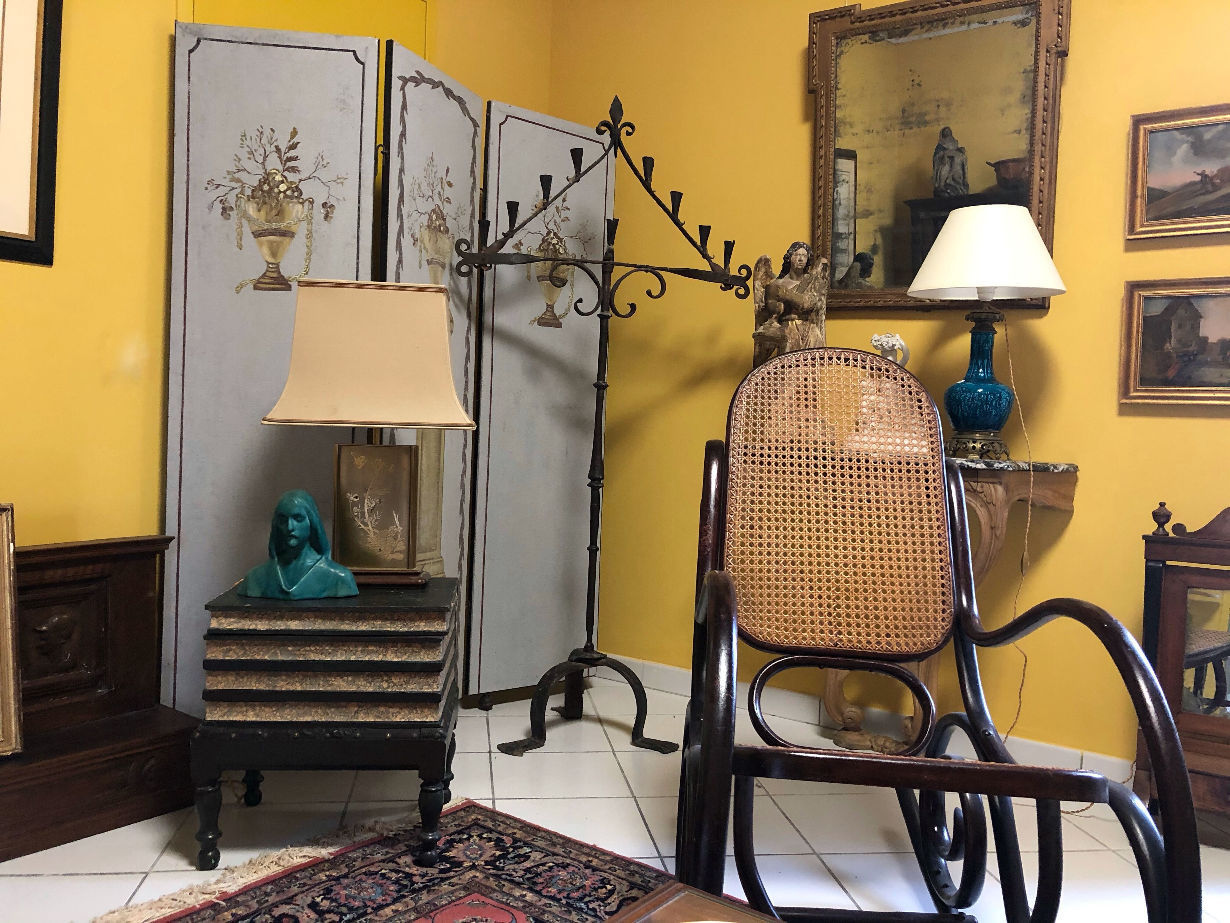 Orientalism bronze lamp