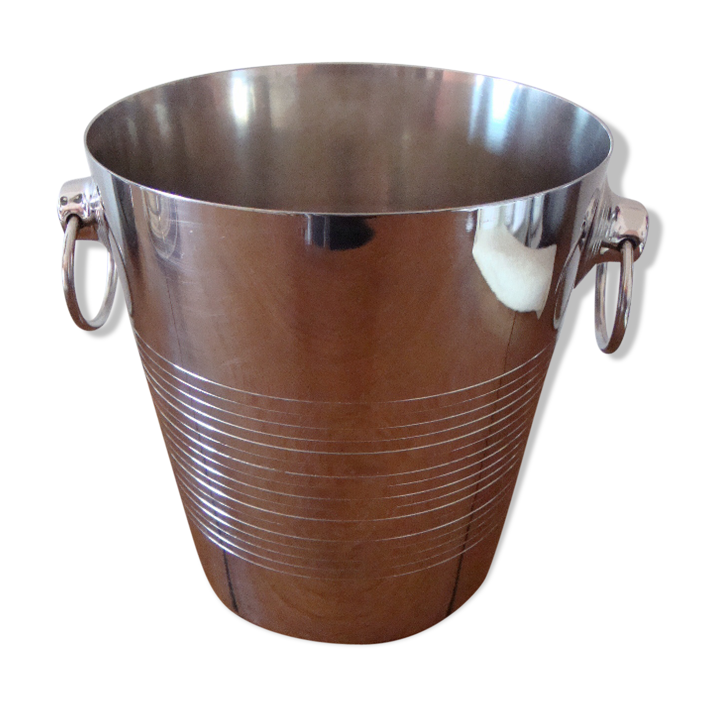 Seau à Champagne / Glace Létang Rémy Inox - Vintage - Occasion