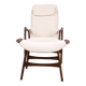 Large Scandinavian Teak Armchair with Ottomans by Folke Ohlsson for Westnofa 1960.