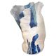 Blue-green ceramic by Rita Alaoui